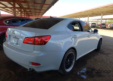 2008 Lexus Is 250 z USA, uszkodzony, nr VIN JTHBK262385066367